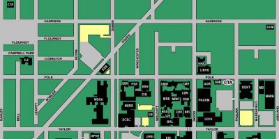 რუკა UIC დასავლეთის campus