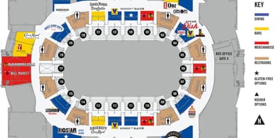 რუკა ჩიკაგოს United Center